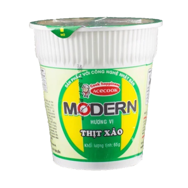 Mì Modern thịt xào ly 65g