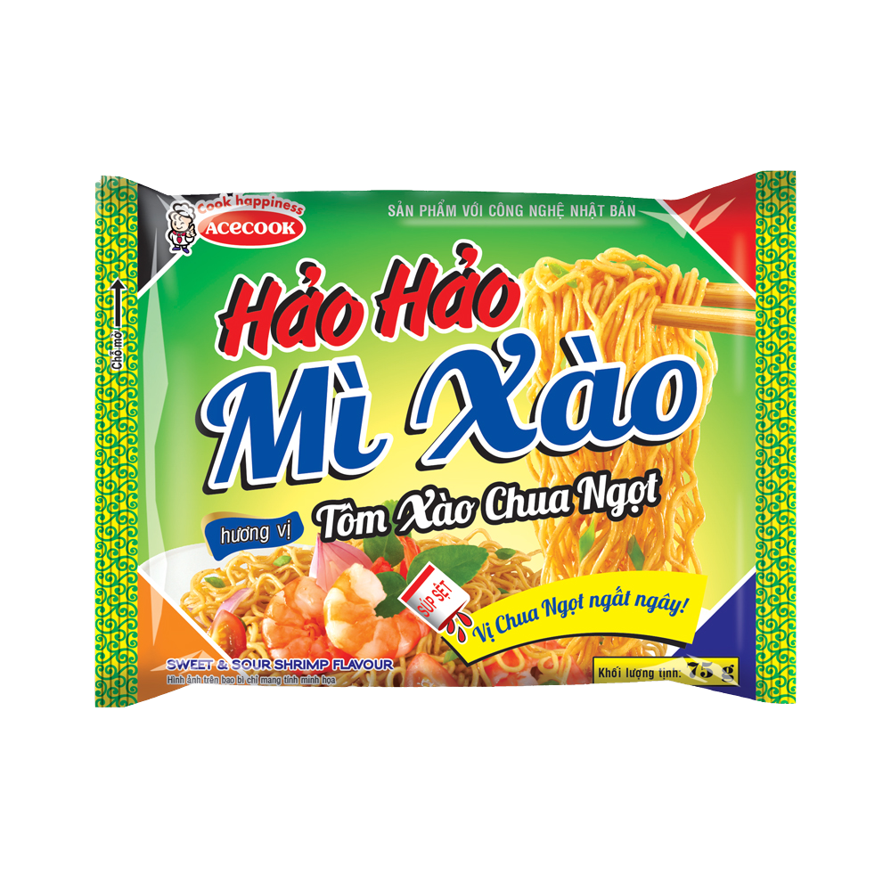 Mì xào Hảo Hảo tôm xào chua ngọt gói 75g