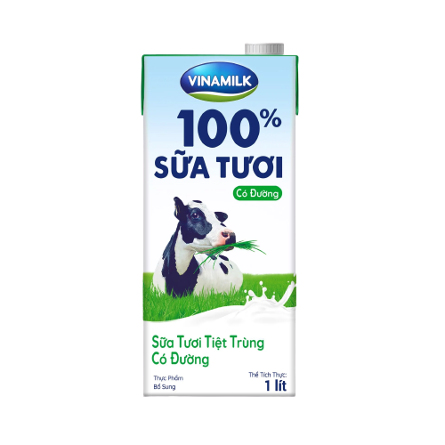 Sữa tươi có đường Vinamilk hộp 1 lít